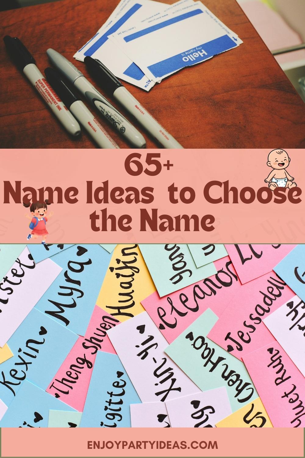 65+ Name Ideas Simple Tips to Choose the Right Name