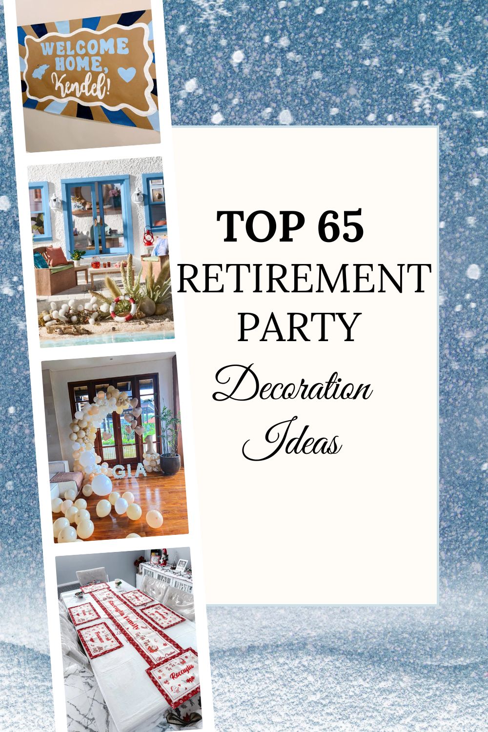 Retirement Party Decoration Ideas