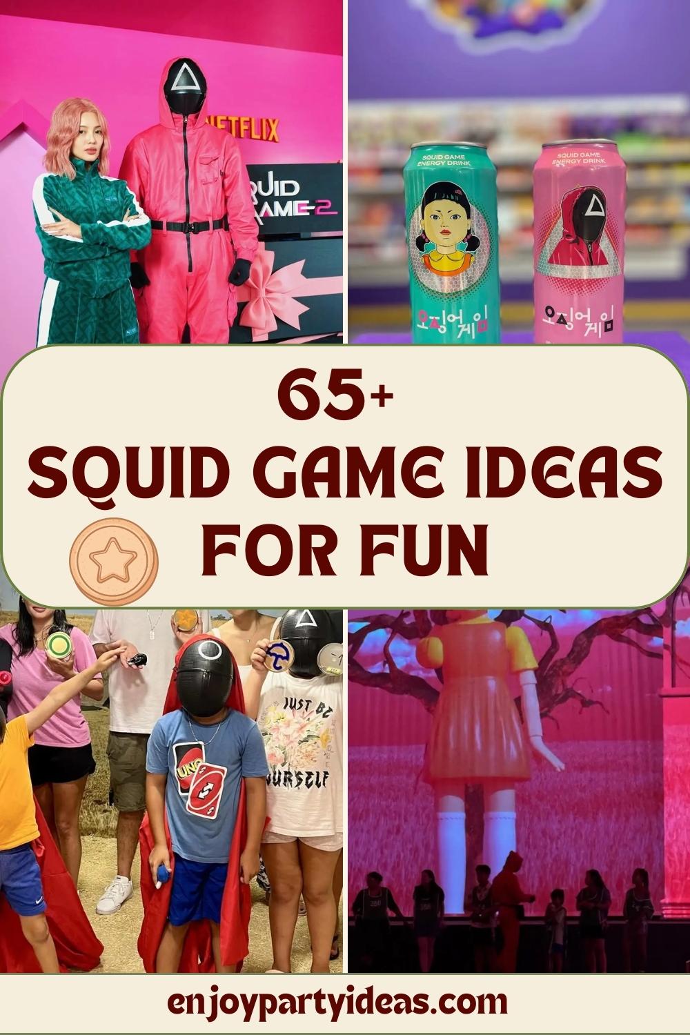 65+ Squid Game Ideas for Fun