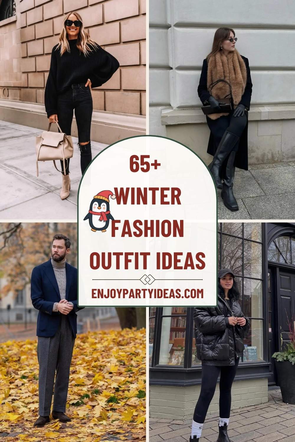 65+ Winter Fashion Outfit Ideas