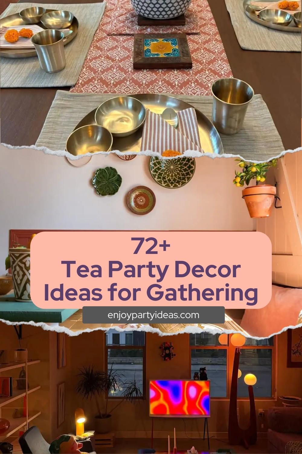 72+Tea Party Decor Ideas for Elegant Gatherings