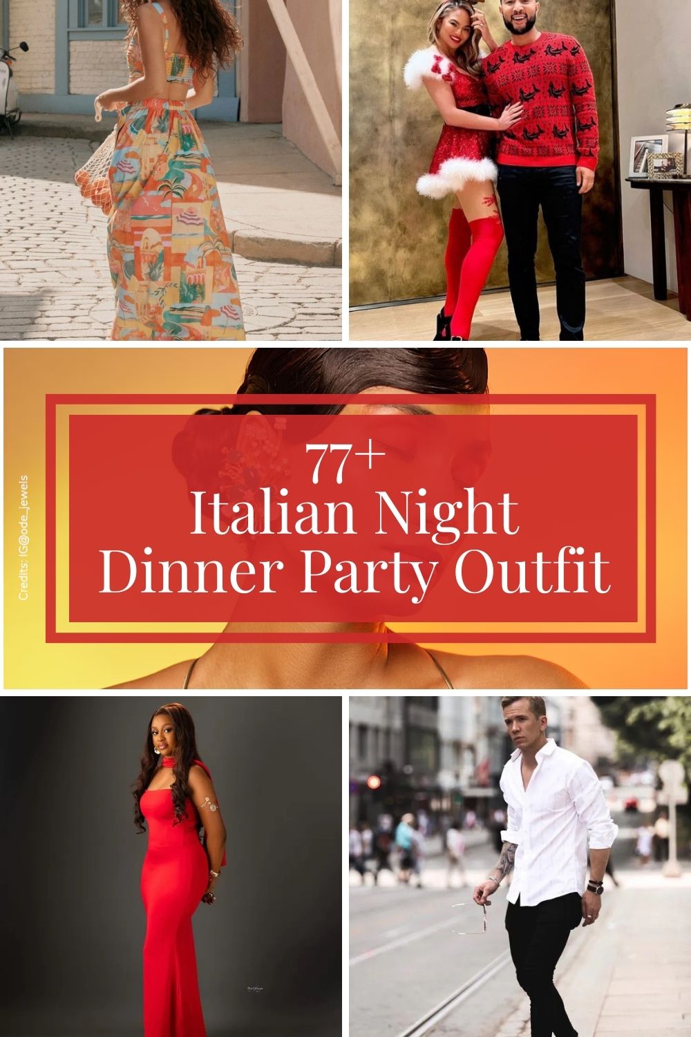 77+ Italian Night Dinner Party Outfit