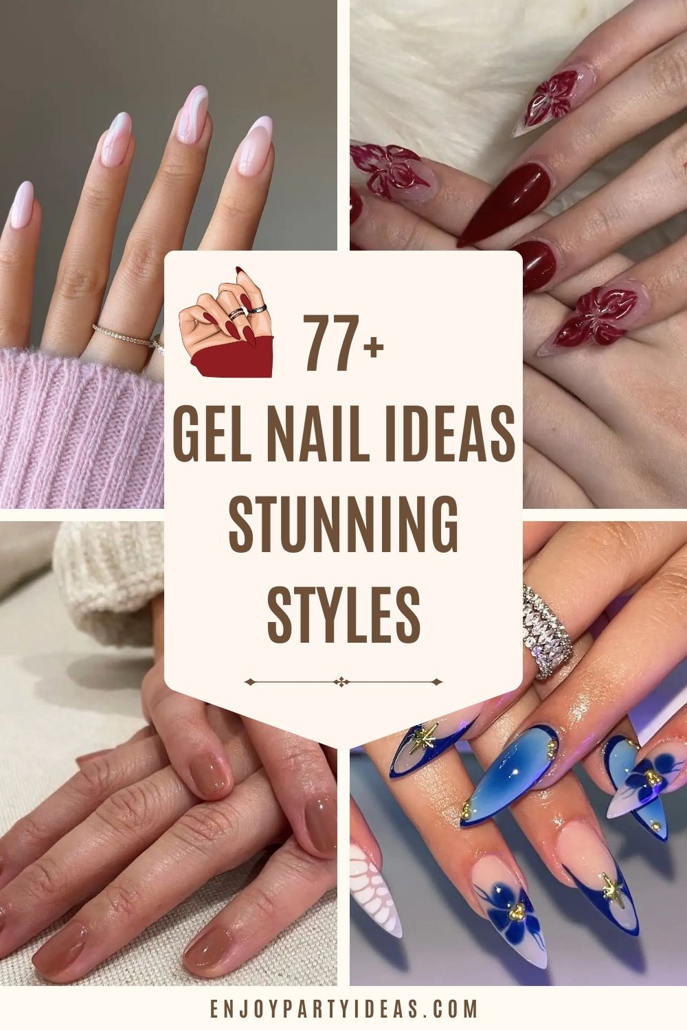 77+Gel Nail Ideas Stunning Styles