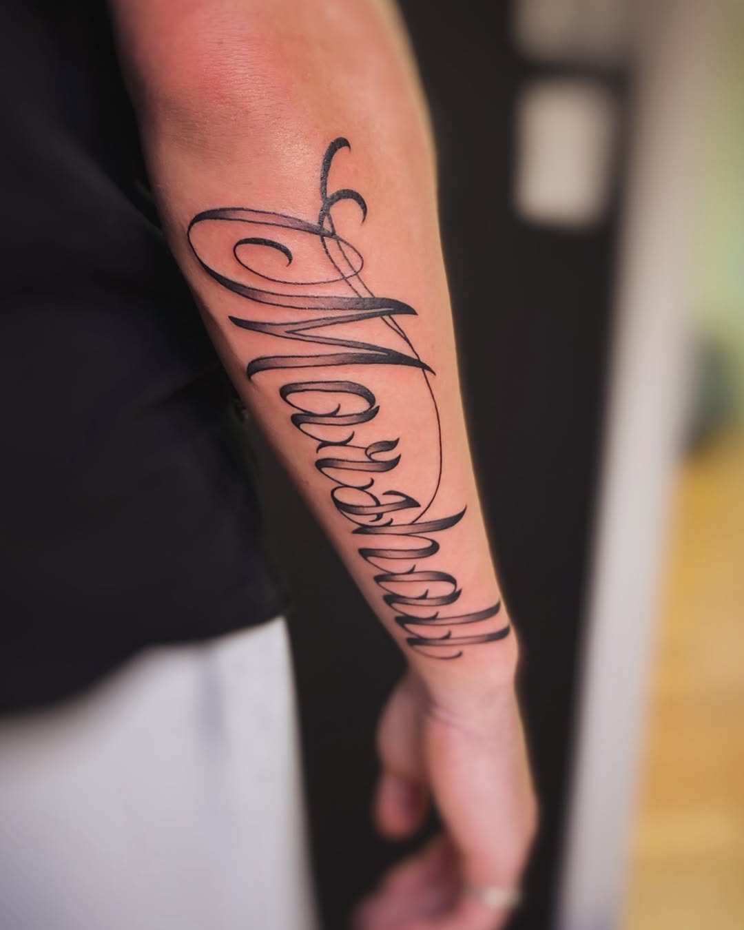 Child Name Tattoo Ideas for Fathers