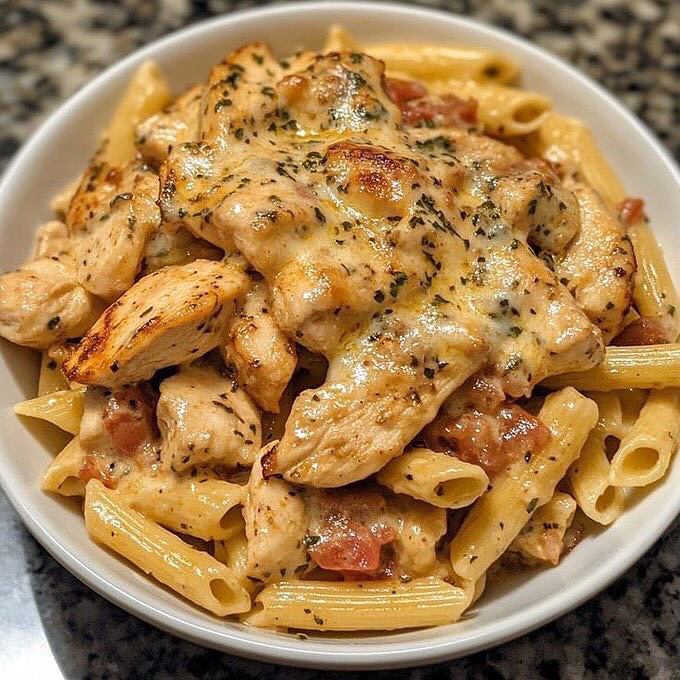Baked Chicken Alfredo