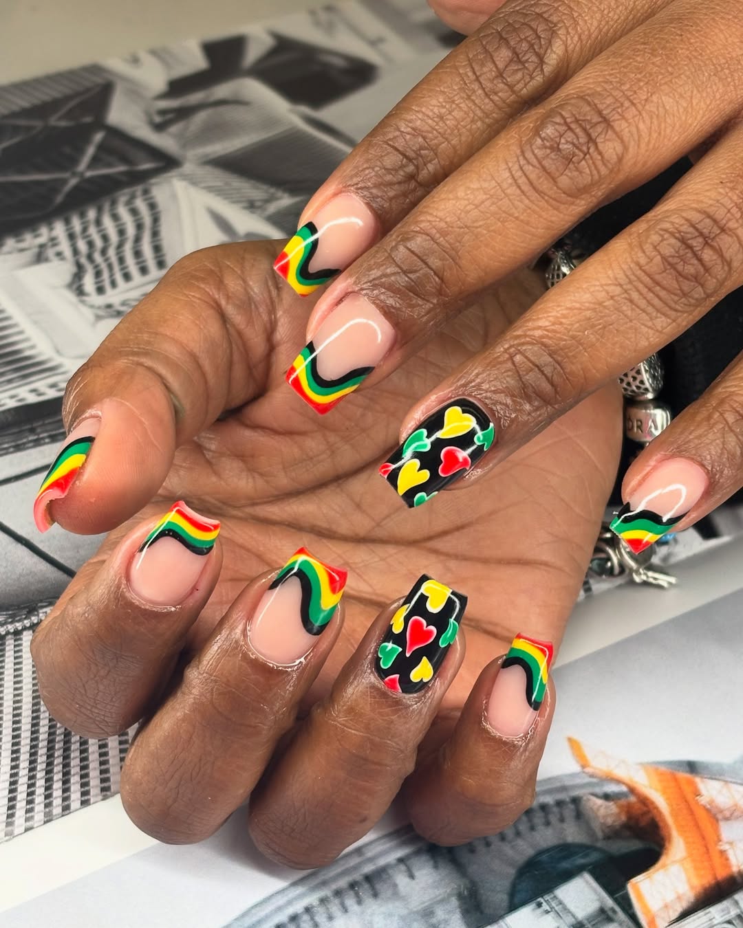 Classic & Color-Focused Juneteenth Nails Ideas