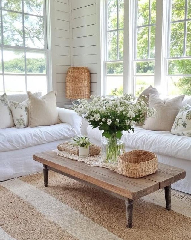 Farmhouse Living Room Decor Ideas