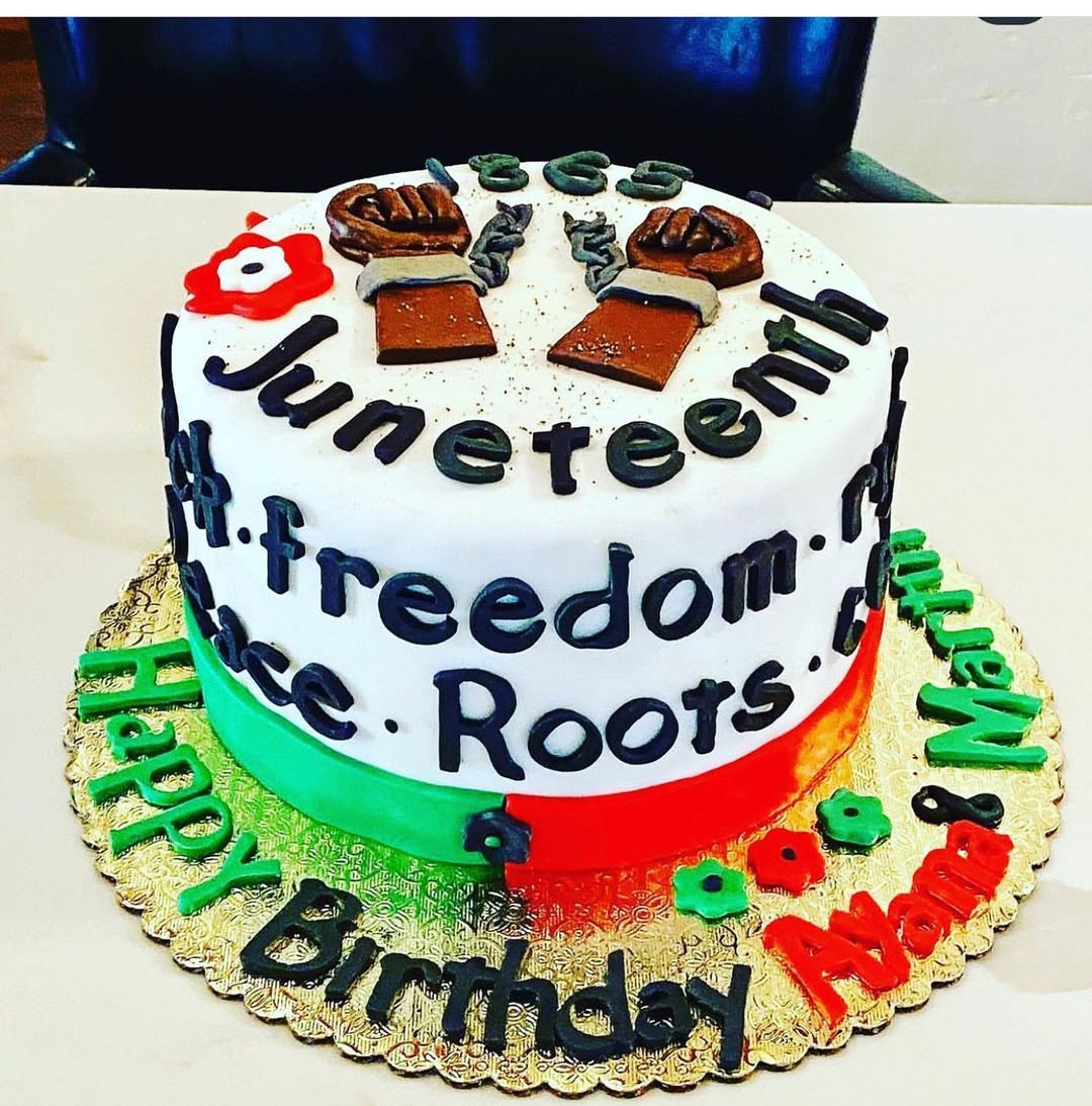 Juneteenth Balloon Cake