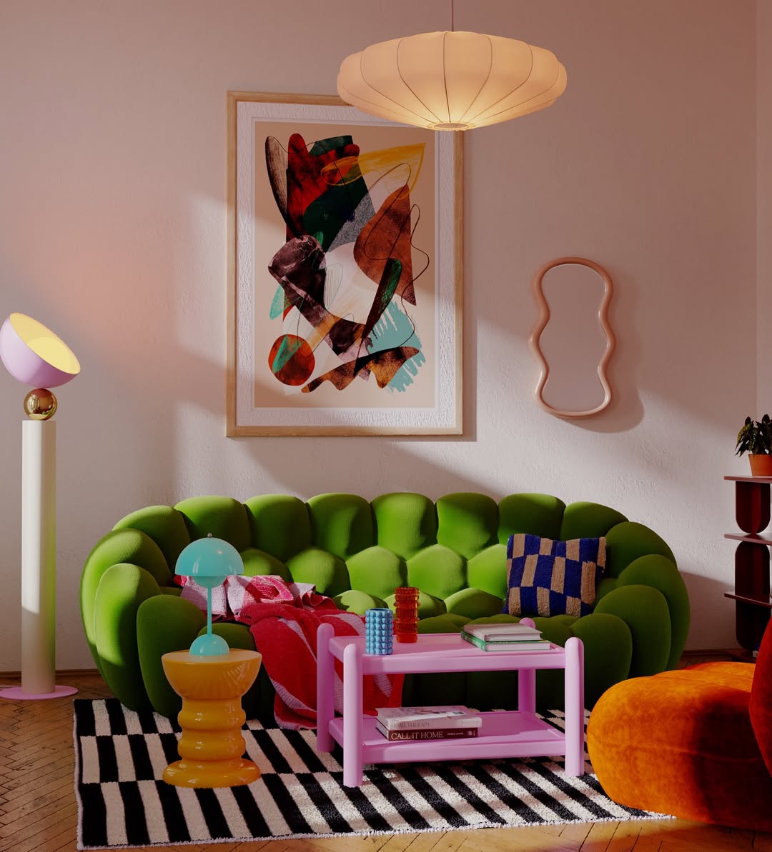 Bold Artistic & Modern Funky Painted Furniture Ideas