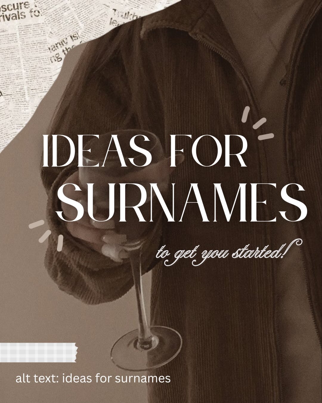 Unique & Modern Last Name Ideas