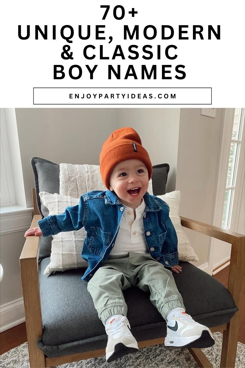 70+ Boy Names | Unique, Modern & Classic Picks