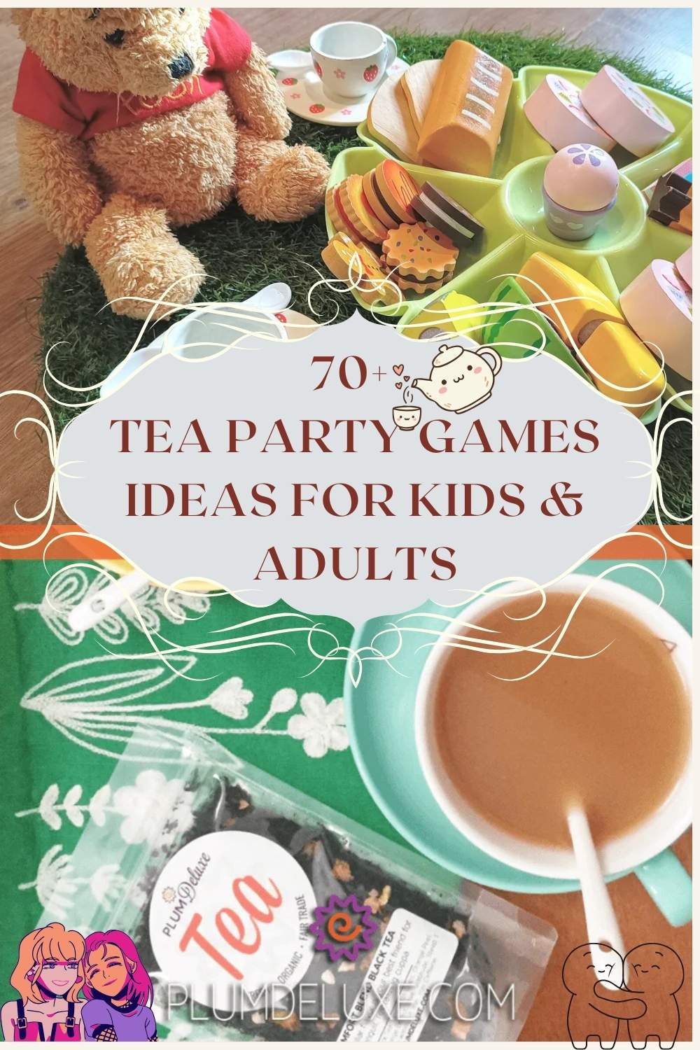 70+ Tea Party Games Ideas for Kids & Adults