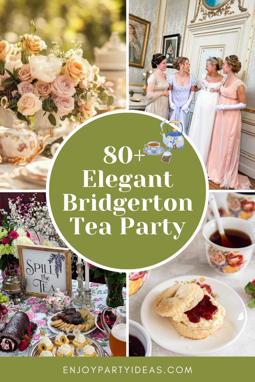 80+ Bridgerton Tea Party