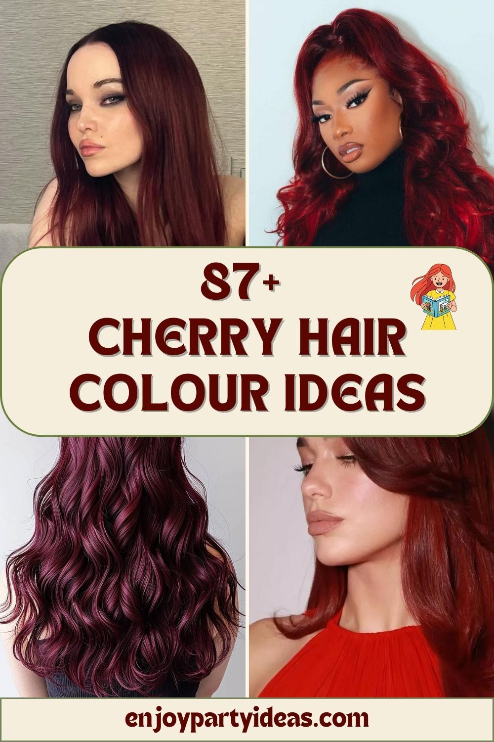 87+ Cherry Hair Colour Ideas