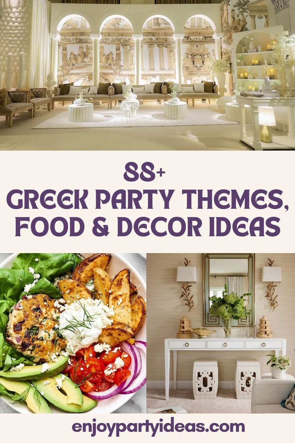 88+ Greek Party | Themes, Food & Decor Ideas