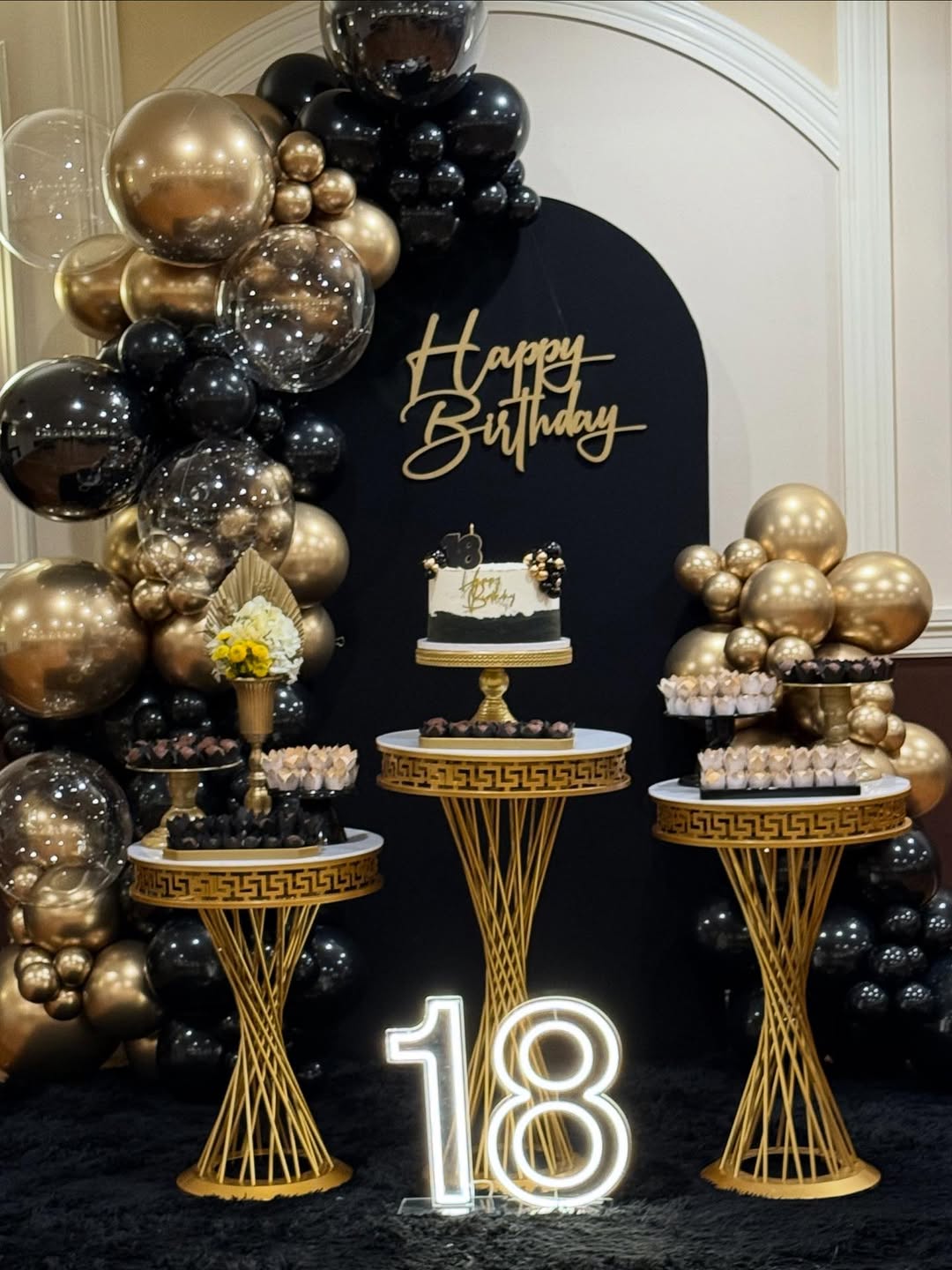 Black & Gold Glam Party