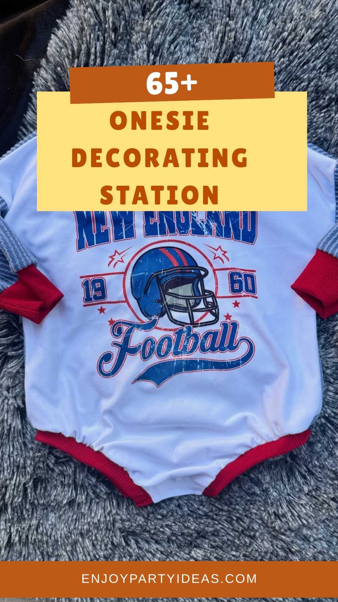 Onesie Decorating Station | Creative Baby Shower Fun