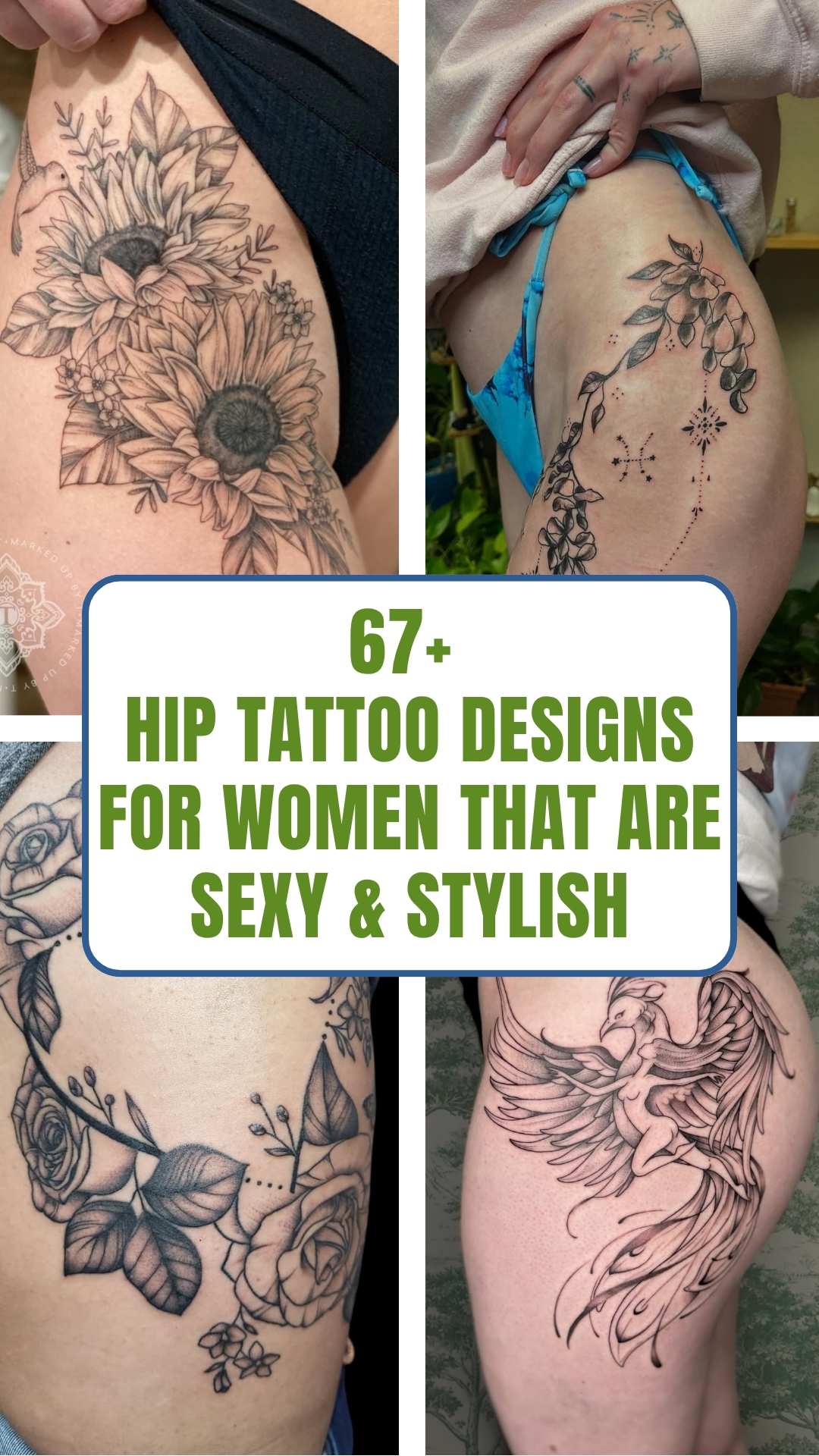 67+ Hip Tattoo Designs for Women That Are Sexy, Stylish