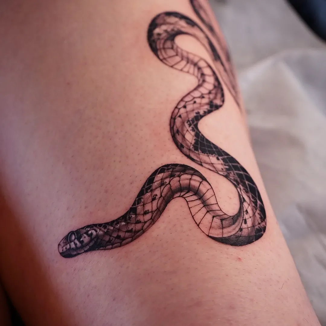 Baby Snake Tattoo