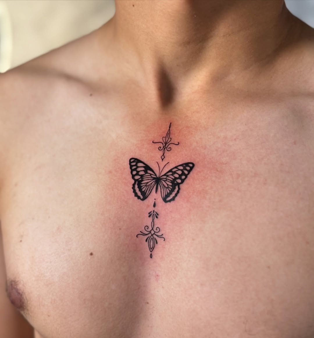 Butterfly with Moon Phases
