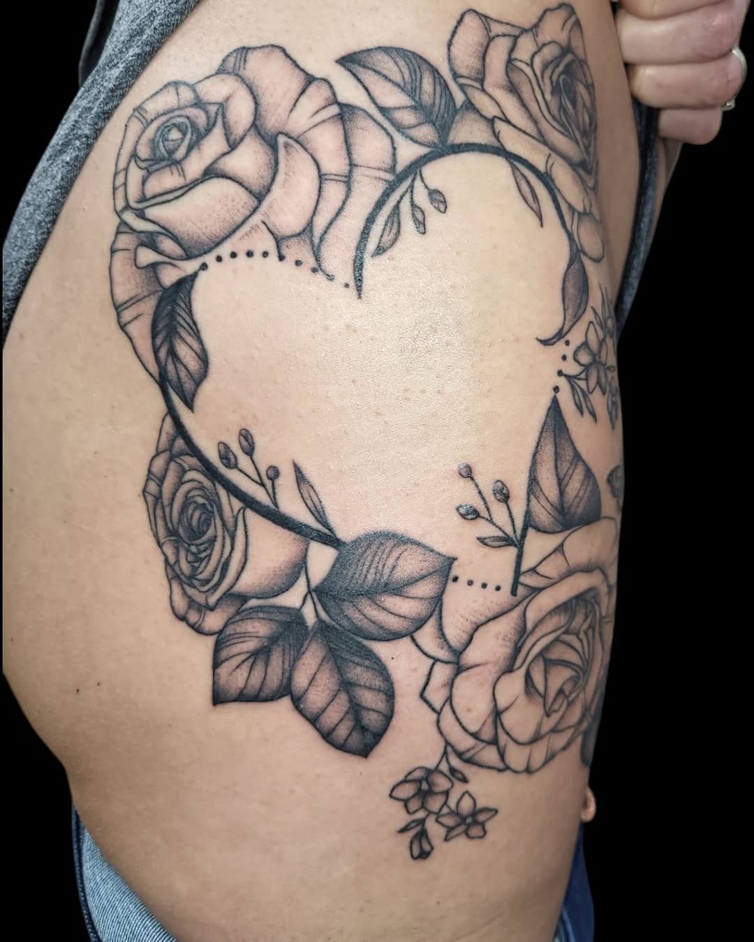 Floral Heart Shape