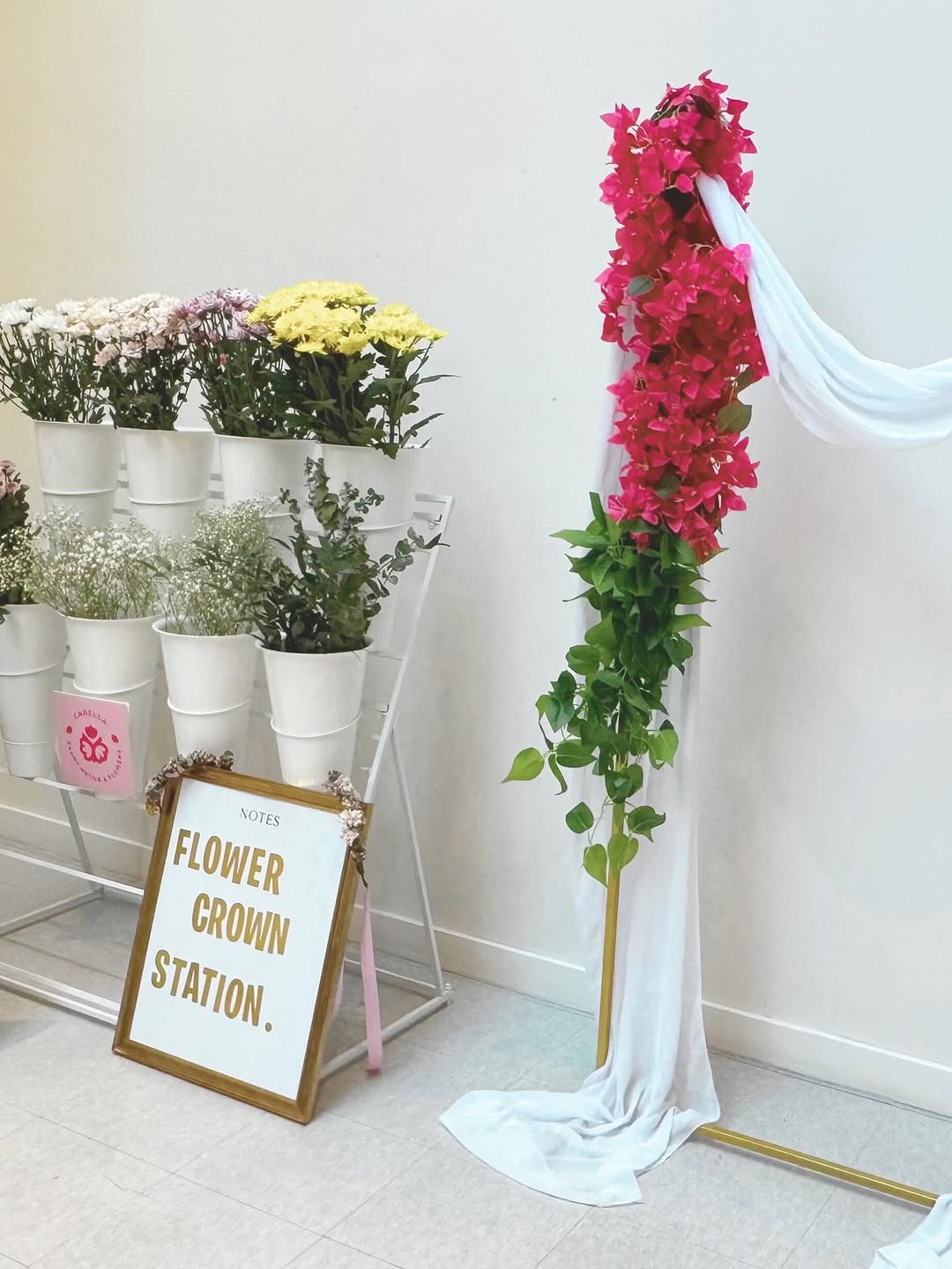 Flower Crown Table Decor