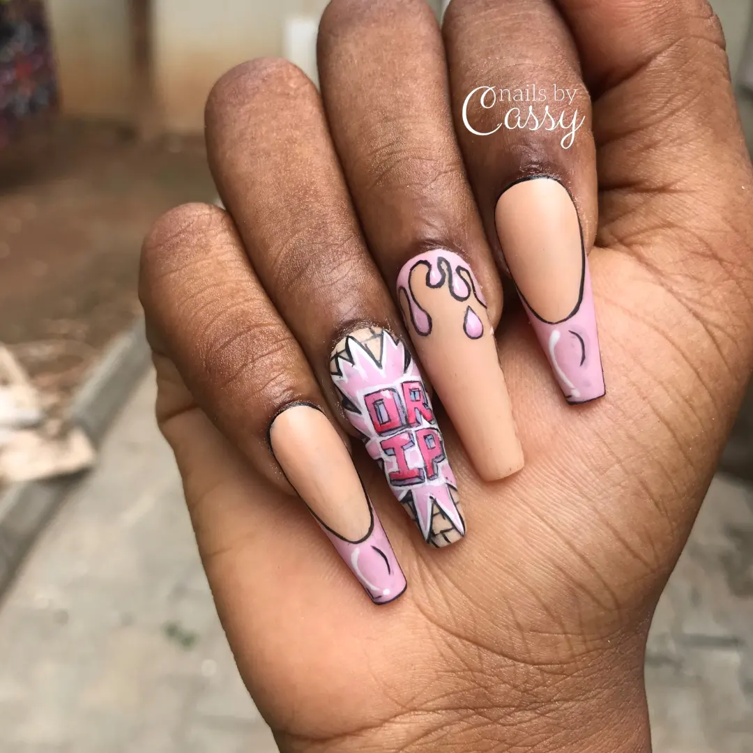 Graffiti Nails