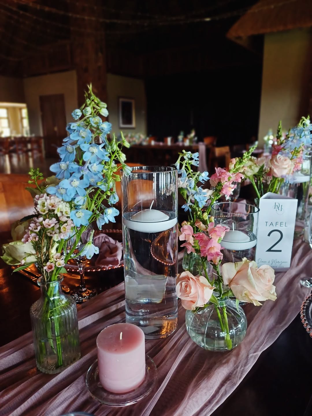Pastel Candle Decor