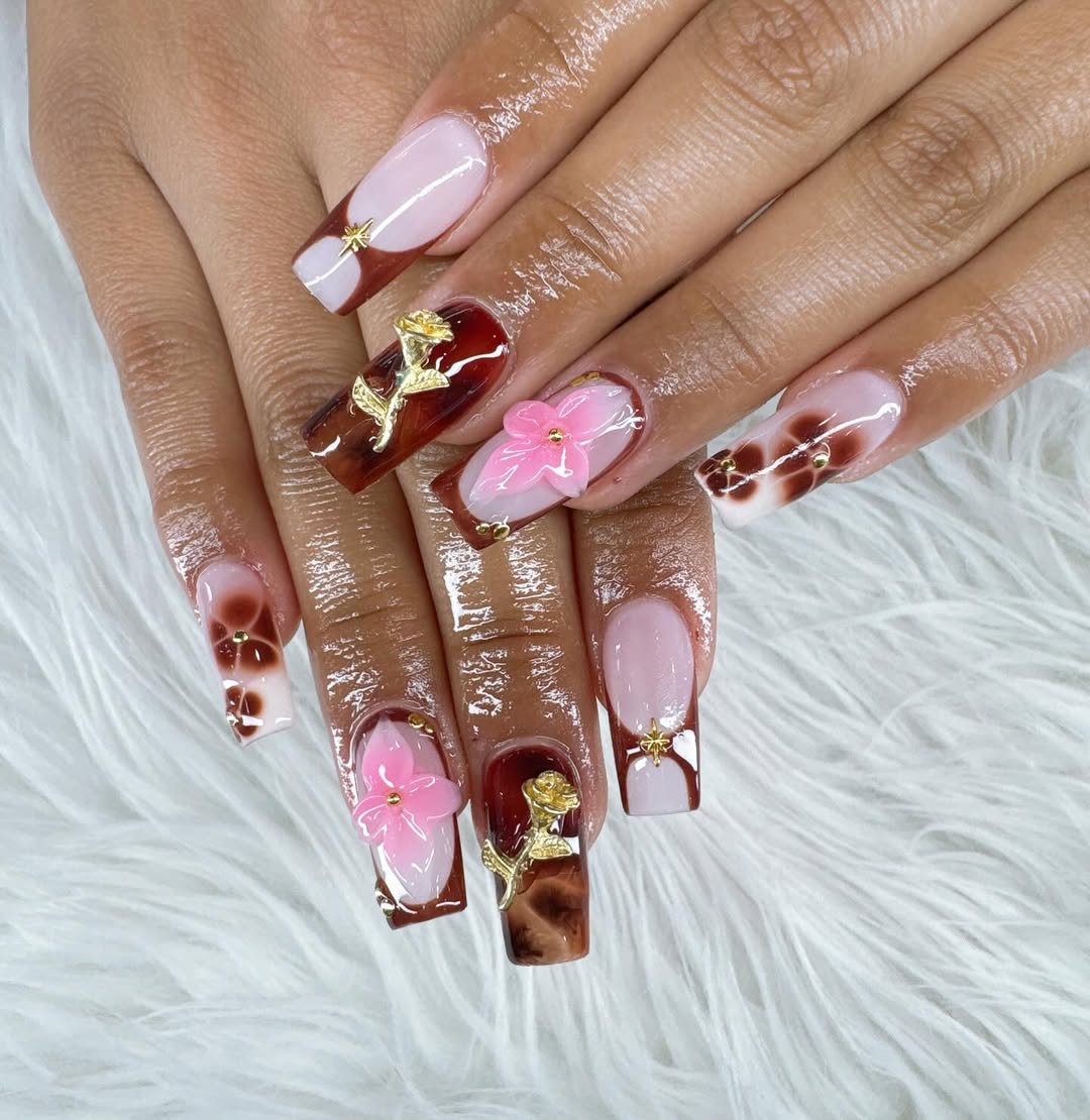 Rhinestone Nail Art