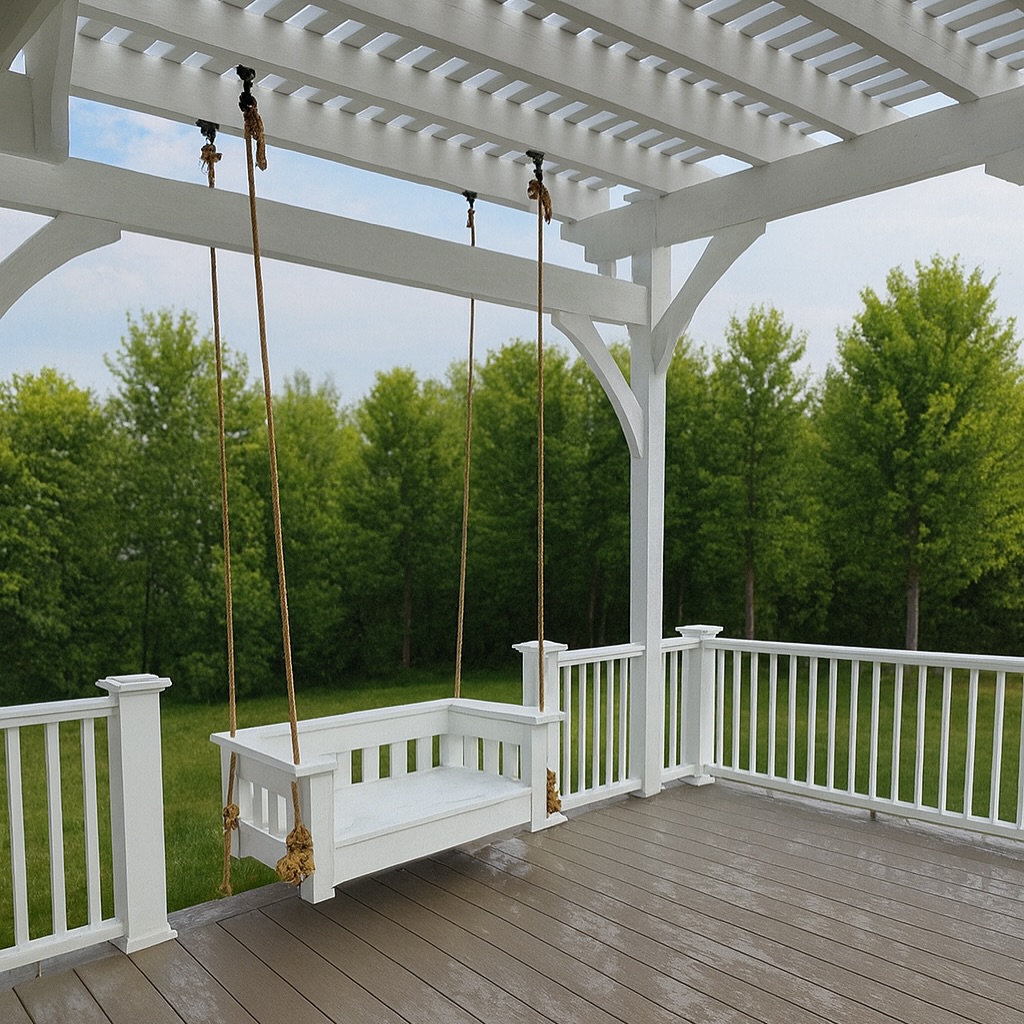 Rustic Garden Swing