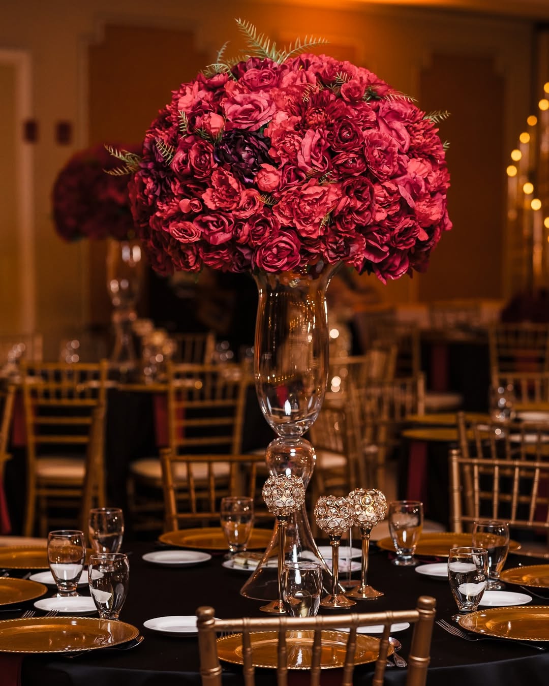 Sparkly Table Centre pieces