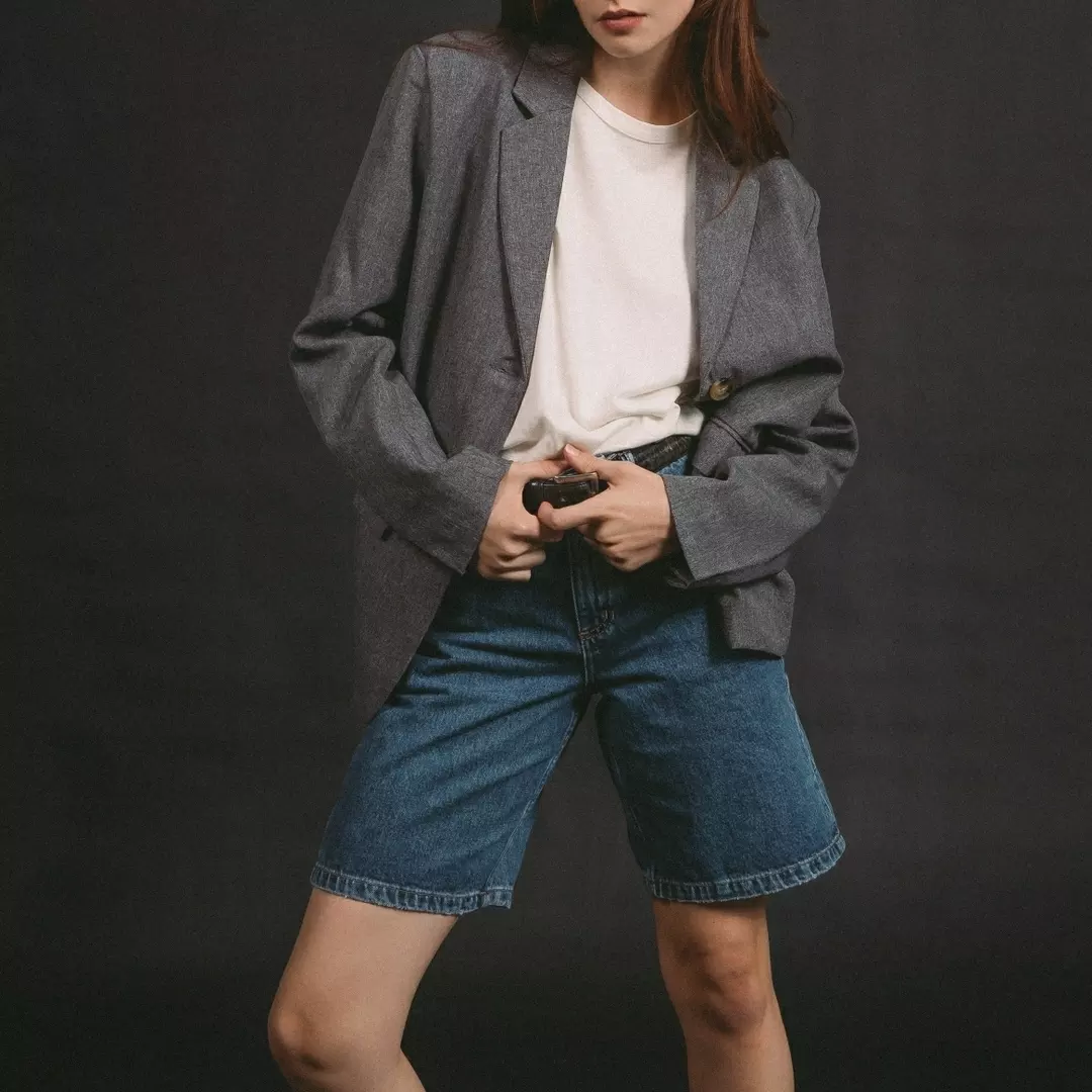 Striped Blazer & Jorts