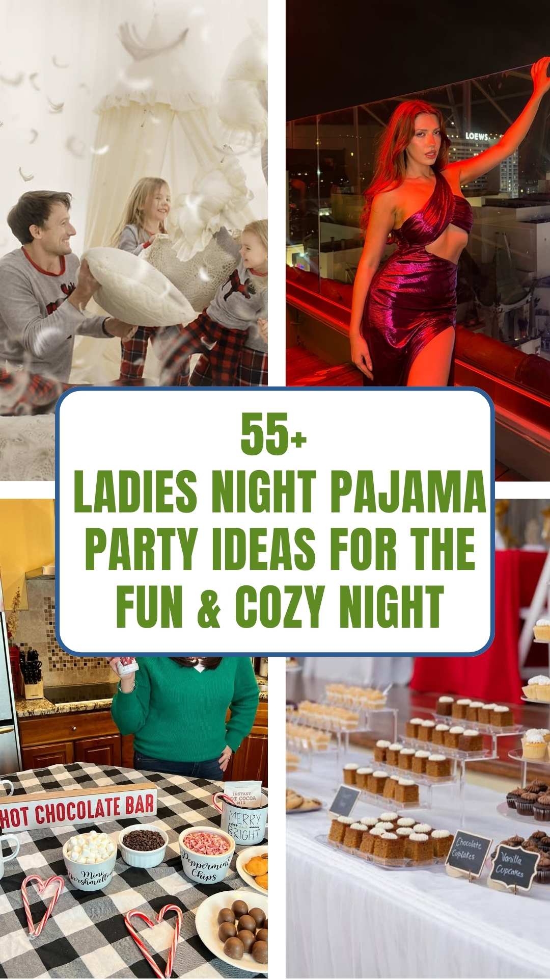 55+ Ladies Night Pajama Party Ideas for the Fun & Cozy Night