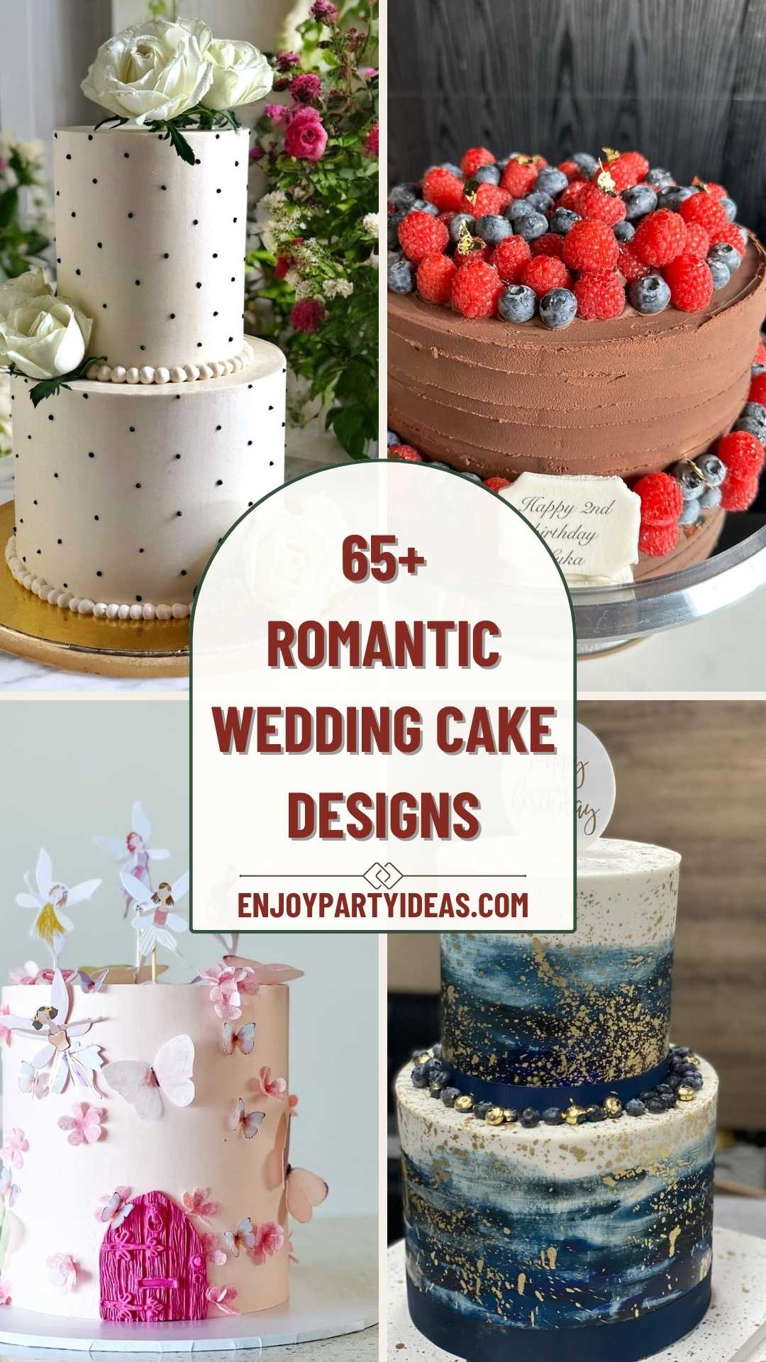 Romantic Wedding Cake Designs