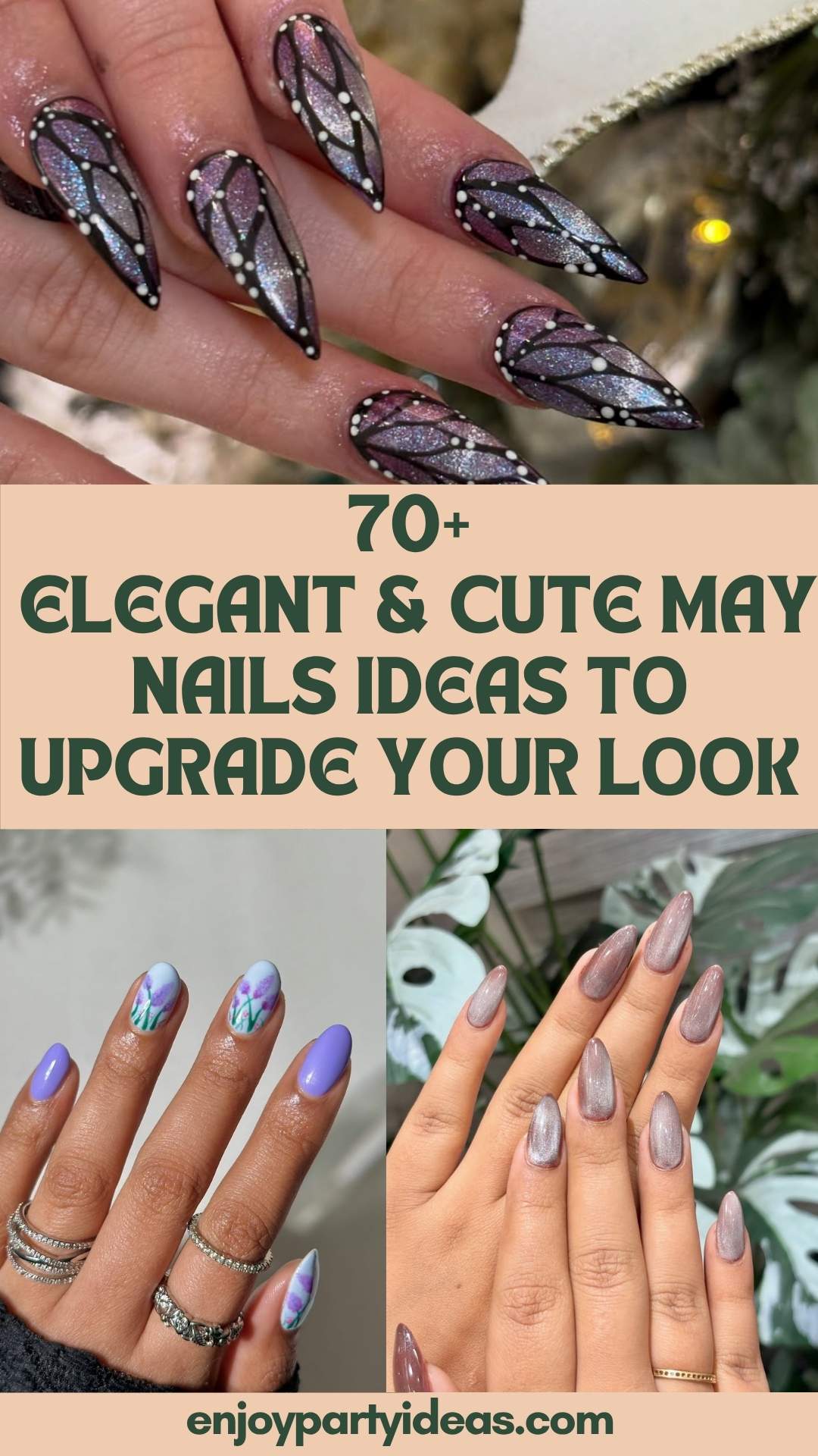 70+ Elegant & Cute May Nails Ideas to Upgrade Your Look