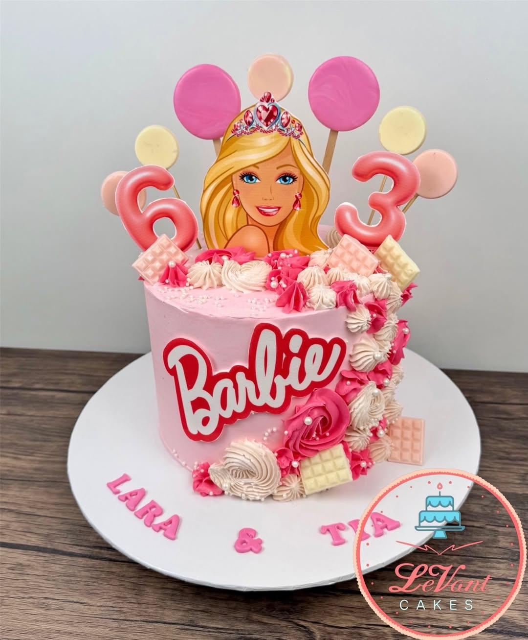 Barbie Logo Cakes