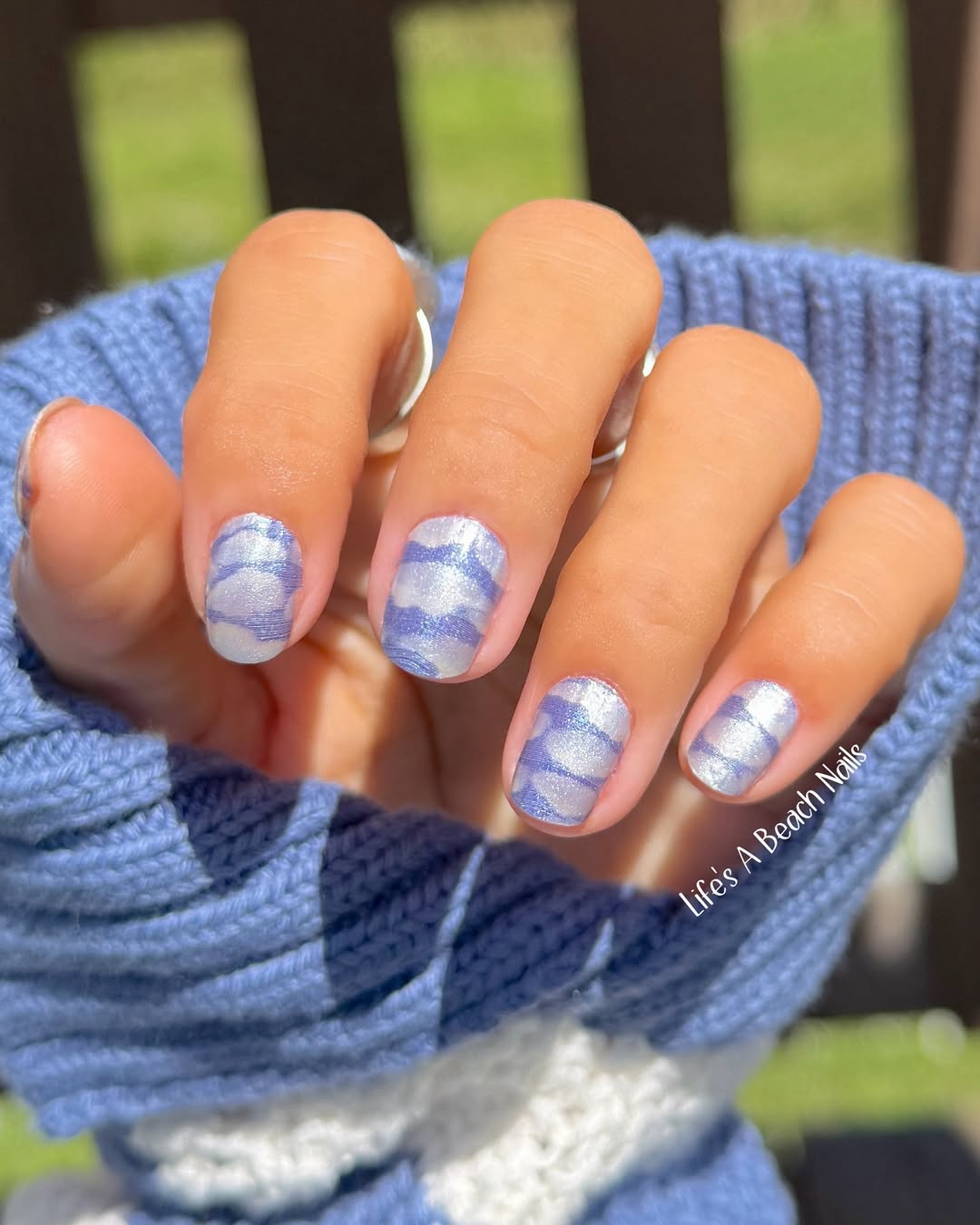 Cloud Nail Art