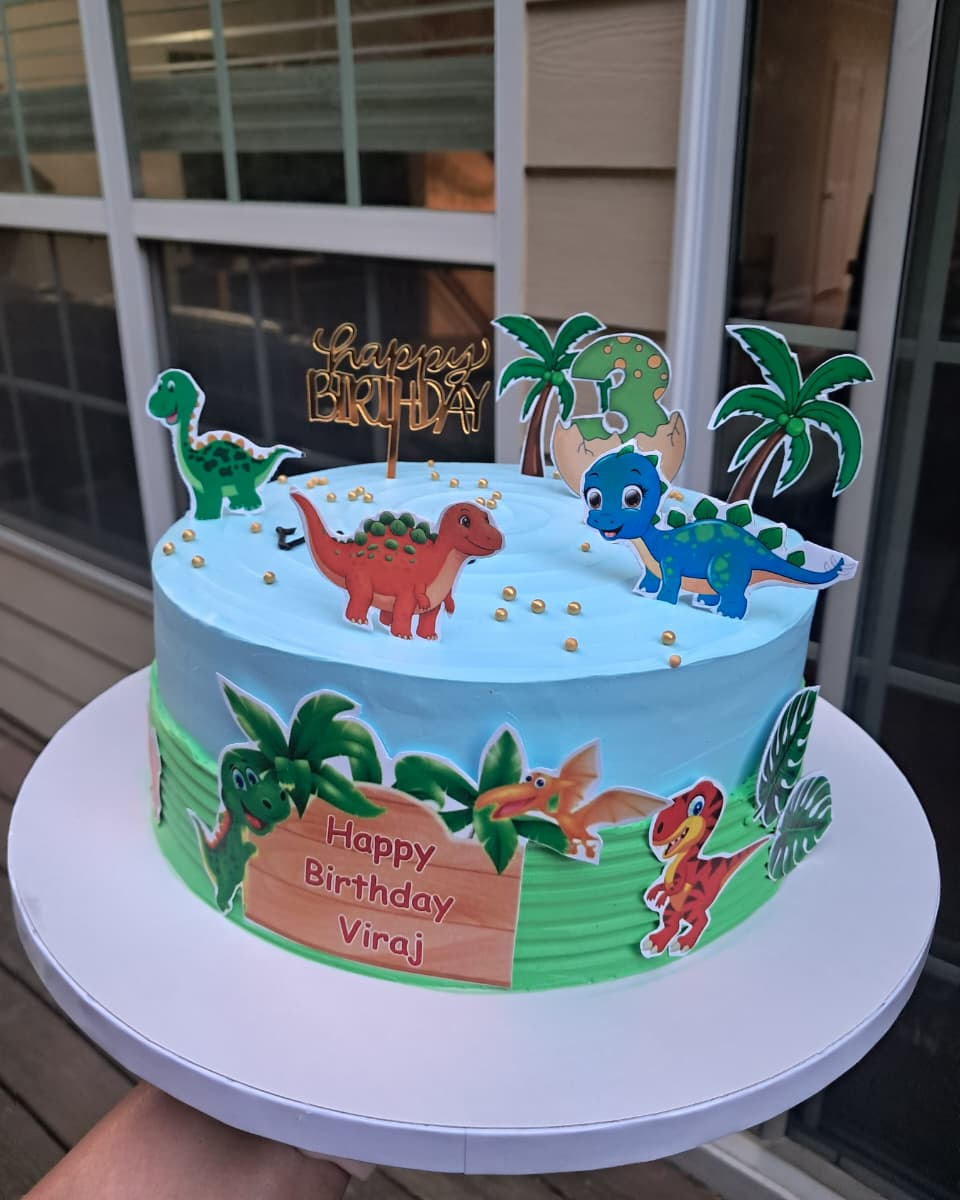 Dinosaur cake
