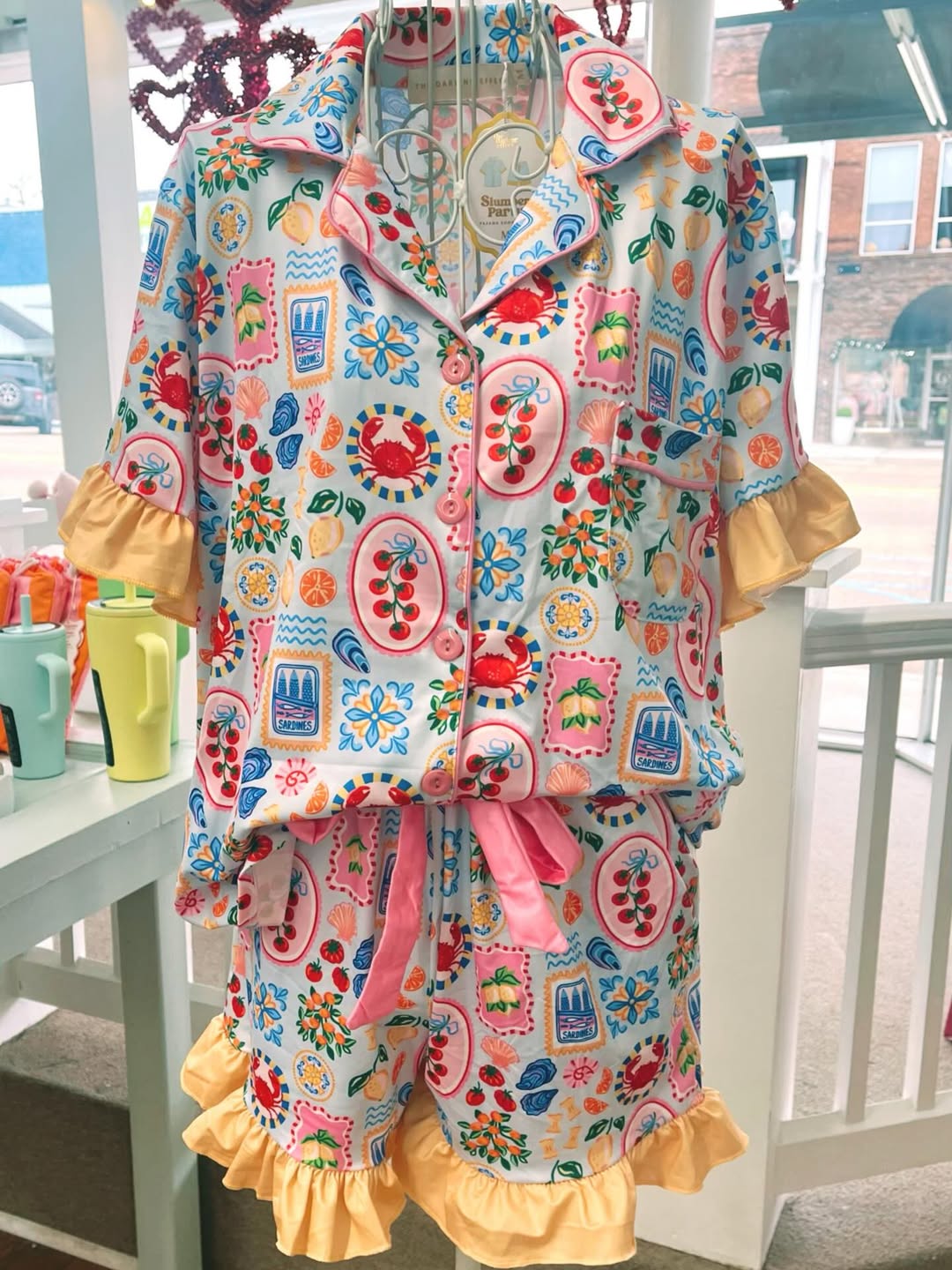 Floral Pajama Set