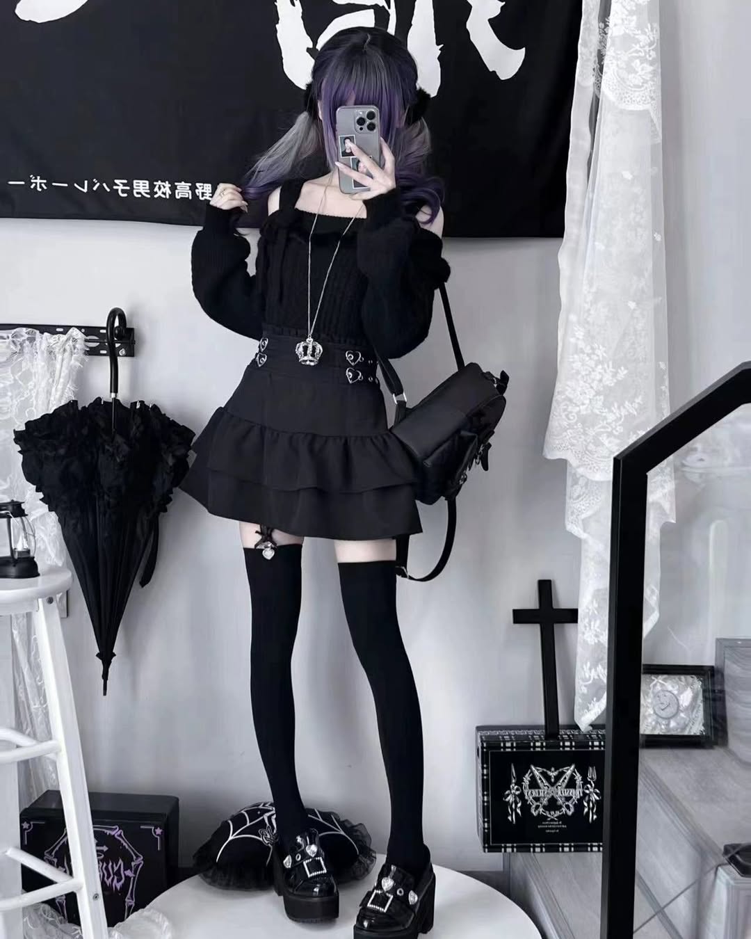 Off-Shoulder Anime Dress
