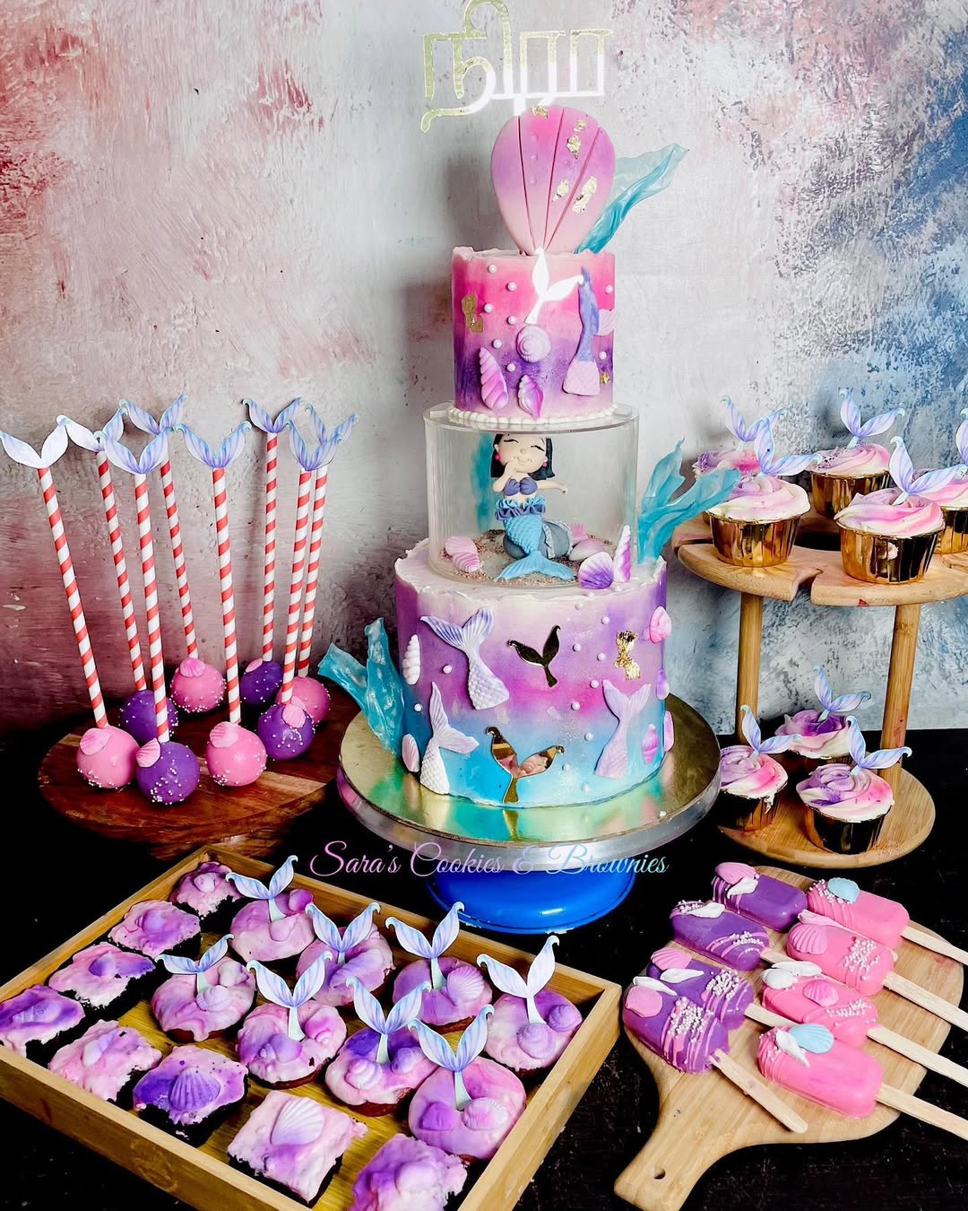 Pastel Mermaid Cake