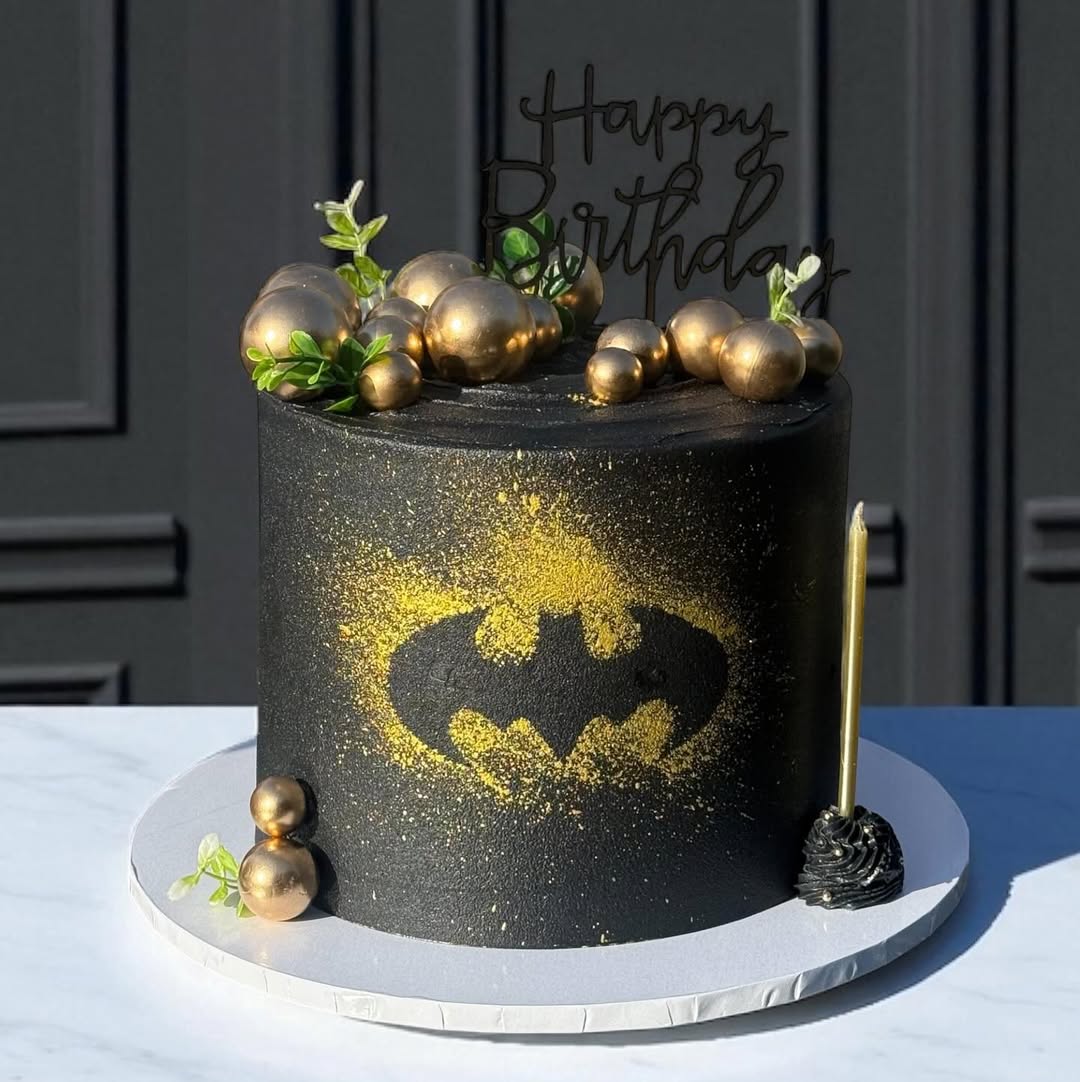 Superhero Logo Cake