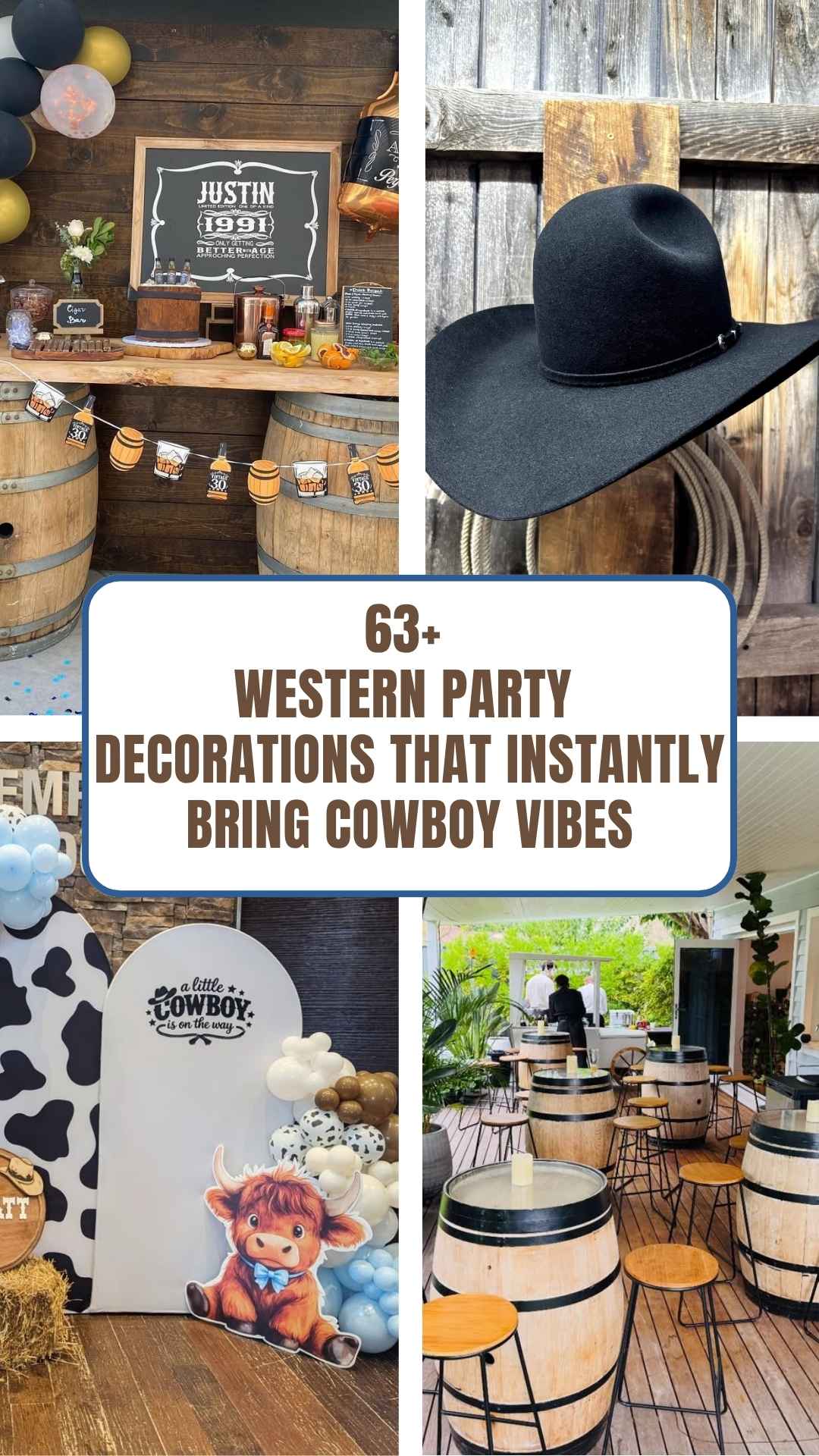 63+ Western Party Decorations That Instantly Bring Cowboy Vibes