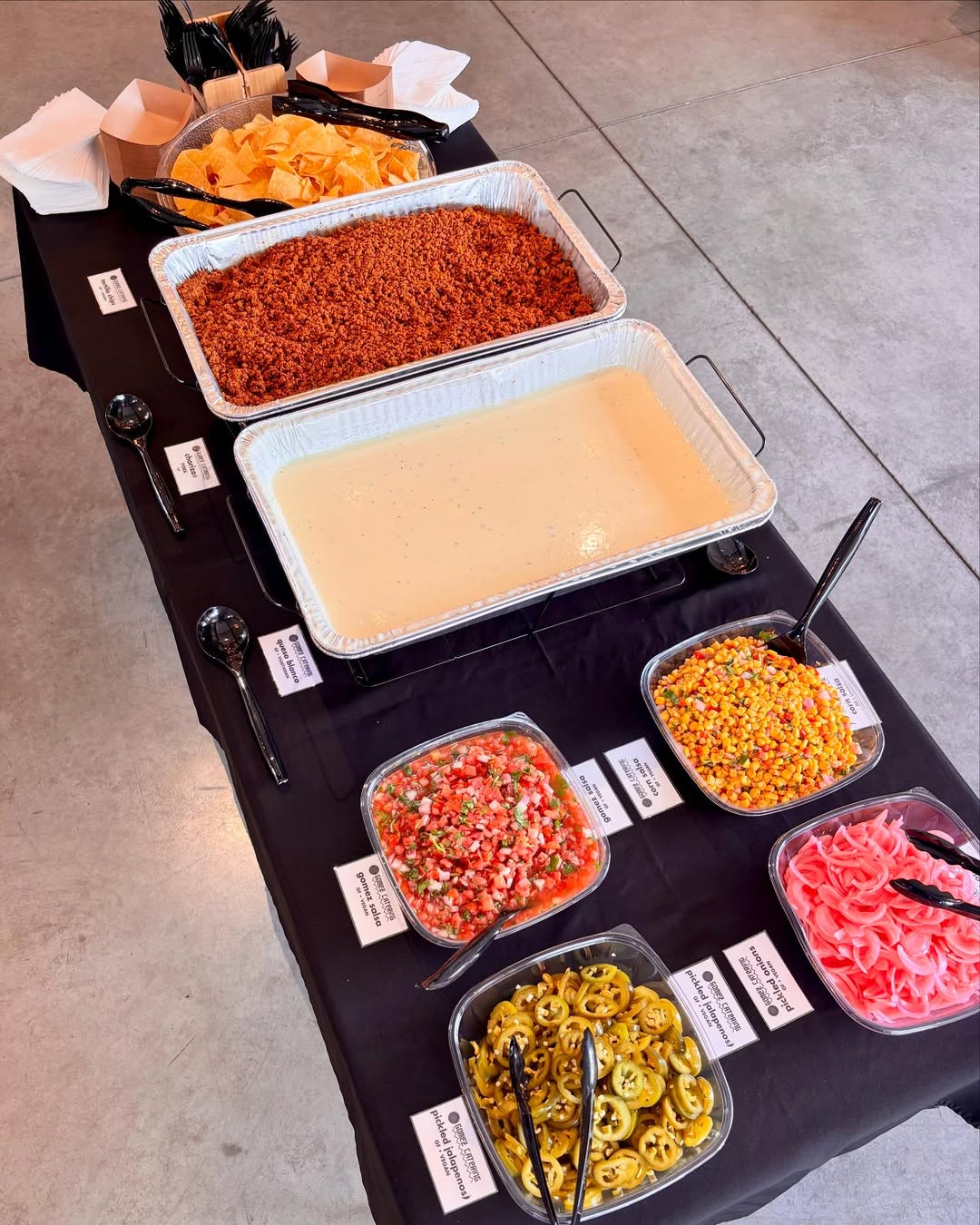 Nacho Bar Setup