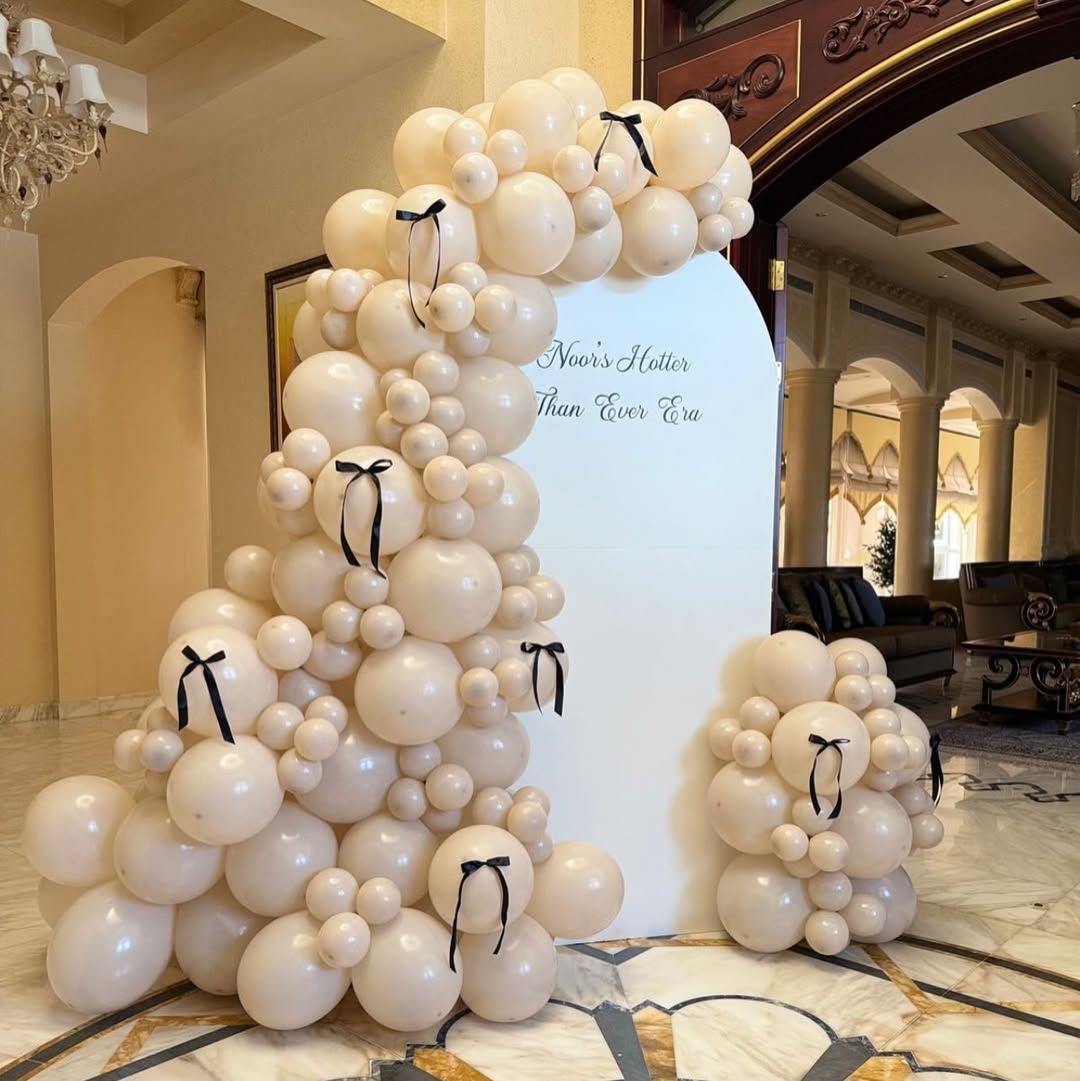 Neutral Color Balloon Arch