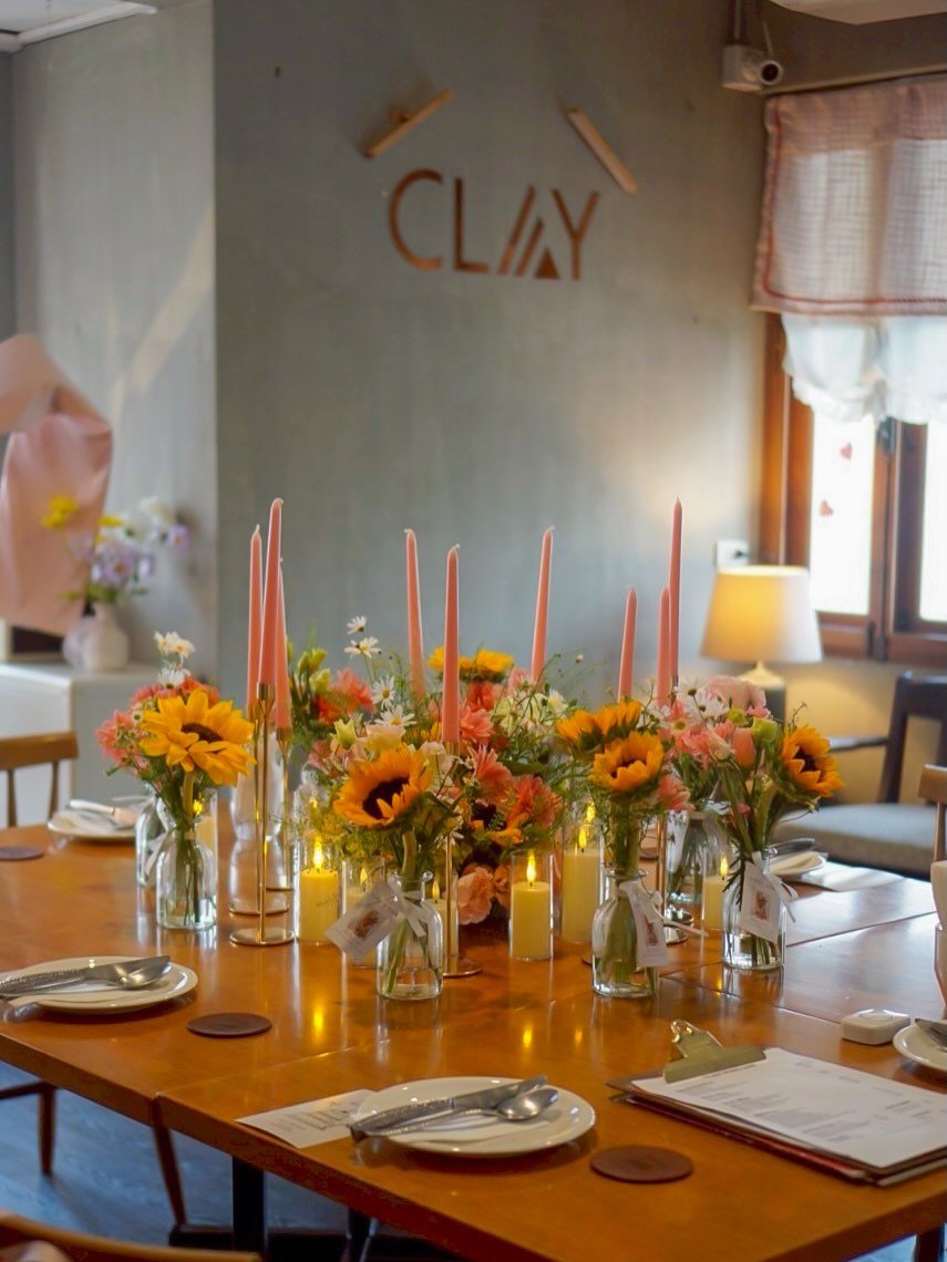 Sunflower Table Displays